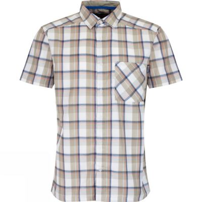 Camisa Regatta Kalambo II Manga Corta Hombre Beige - Chile OZB291507